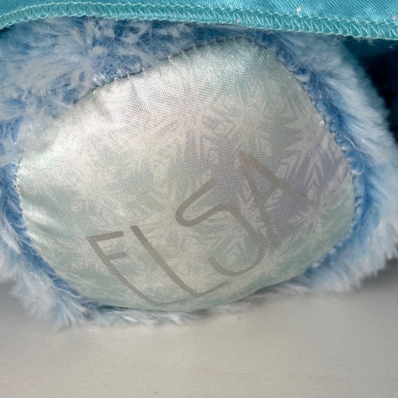 Build A Bear BAB DISNEY Frozen ELSA Blue Teddy Bear Dress Plush Stuffed SINGS! - Picture 10 of 14